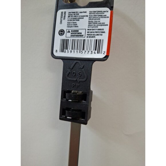 New Craftsman Screwdriver Slotted/Flat, 5/16 inch, 6" (150mm), CMHT65030, SAE - Picture 3 of 3